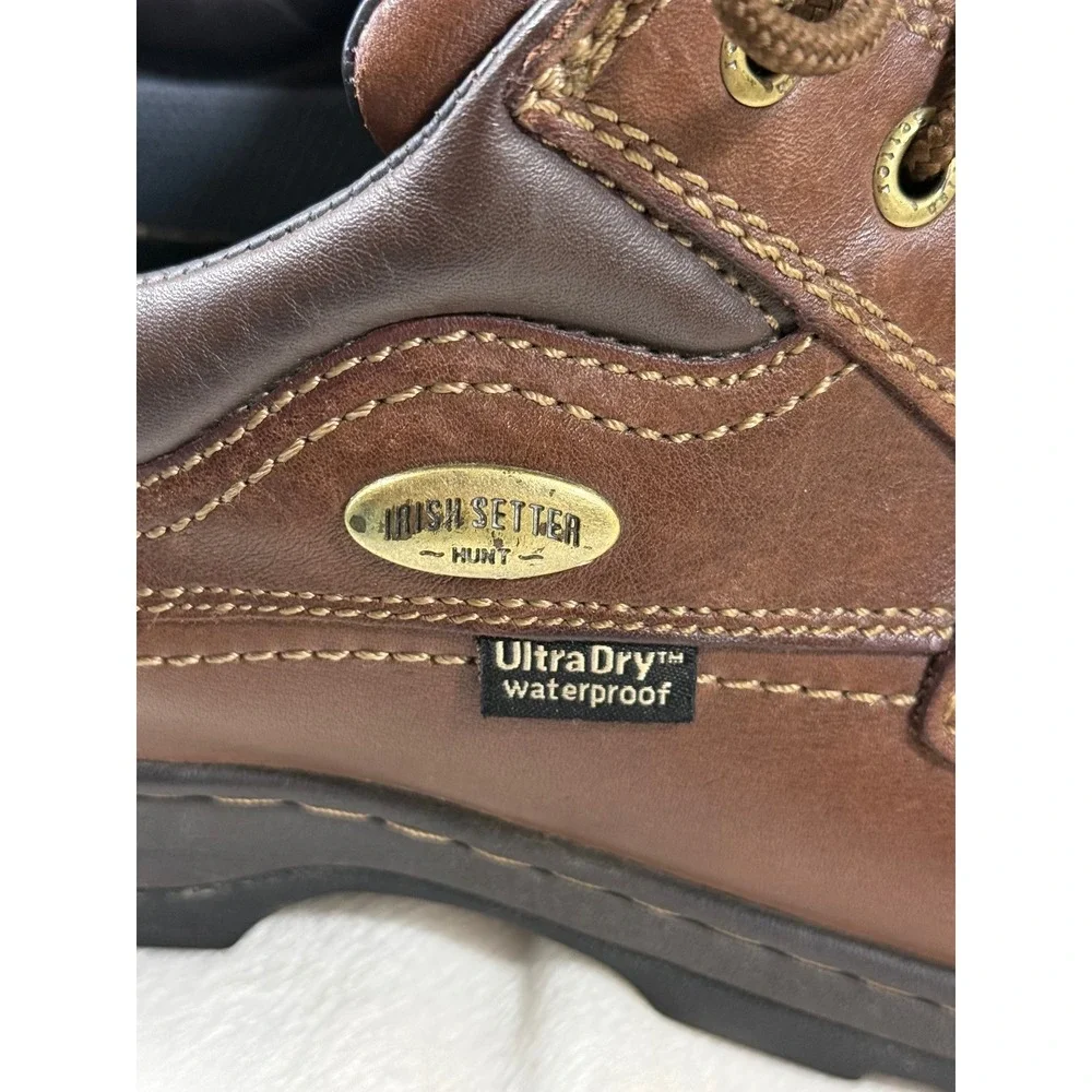 Irish Setter Hunt UltraDry Waterproof Oxford Shoes Men's 14 E2 Brown Leather